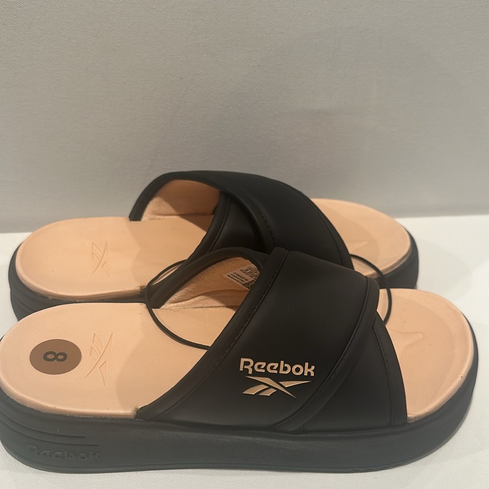 Reebok Cross Strap Slippers. - Picture 2 of 5